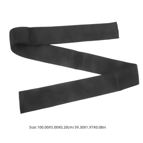 Black Polyester Winch Rope Protector Sleeve for ATV 1