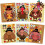 Turkey Stickers Fall Harvest Thanksgiving 24 PCS 1