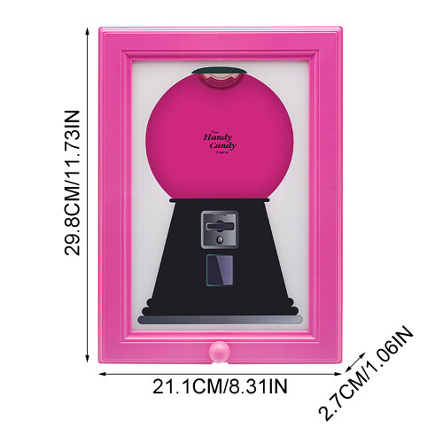 Vintage Pink Candy Frame Dispenser for Small Candies 2