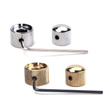 Guitar Tone Knobs Dual Golden 1 Pair