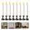 LED Flameless Candles White ABS 8 pcs 6