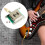Guitar Pickup Lever Switch with Knob Yellow 5-Way 4