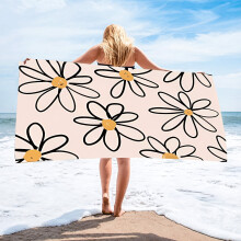 Ultra Microfiber Printed Beach Towel 55.1 x 27.5 Inches 2