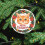 Orange Cat Christmas Ceramic Ornament 1 Piece 5