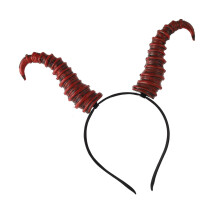 Resin Devil Horns Headband for Cosplay, Lightweight