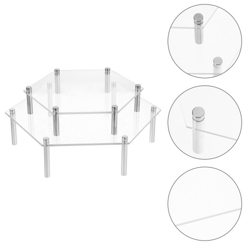 Acrylic Wedding Cake Stand Tiered 1 Set