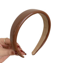 Leather Hairband Wide Brim Stylish Comfortable Daily Wear