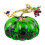 Hand-Blown Glass Pumpkin Ornament, Crystal Fall Decor 1