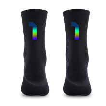 Cycling Socks Reflective Breathable Digital Colorful