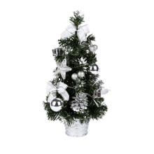 Mini LED Christmas Tree Set Warm White Lights Battery