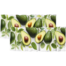 Avocado Green Thermal Window Valance 54x18 in Rod Pocket 2