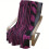 Ambesonne Pink Zebra Throw Blanket Jungle Animal Pattern 5