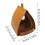 Open Design Bird Feeder Hut Shape with Top Hook 2