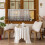 Lace Kitchen Tier Curtains Sheer Scalloped Floral 1