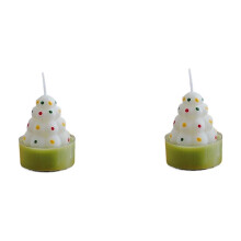 Christmas Tree Tealight Candles Scented 2 pcs
