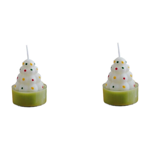 Christmas Tree Tealight Candles Scented 2 pcs