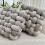 Twisted Braided Throw Pillows Square Plush 2 pcs 7