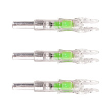 LED Lighted Arrow Shafts with Glow-in-the-Dark Nocks