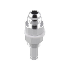 AN6 Male Flare Bulkhead to 5/16 inch Hose Barb Fuel Tank