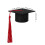 Graduation Hat Cake Topper Doctor Theme 4 Pieces 2