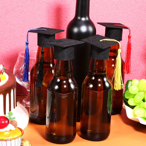 Graduation Hat Cake Topper Doctor Theme 4 Pieces 2