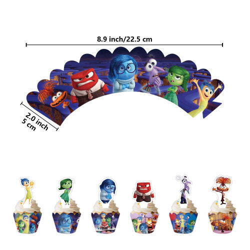 Inside Out 3-Tier Cupcake Stand with Toppers Wrappers Tray 2