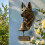 Dog Welcome Back Doorbell 3D German Shepherd Cast Iron 2