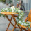 Artificial Rose Vine Garland 6ft with 10 White Roses and 7