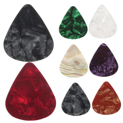 Guitar Picks Assorted Colors Thick Triangle 30 Pcs 2