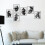 Motorcycle Canvas Art 8x10 in Black and White 6-Pack 4