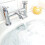 PVC Bath Overflow Drain Cover Bathroom 1 Pack 4