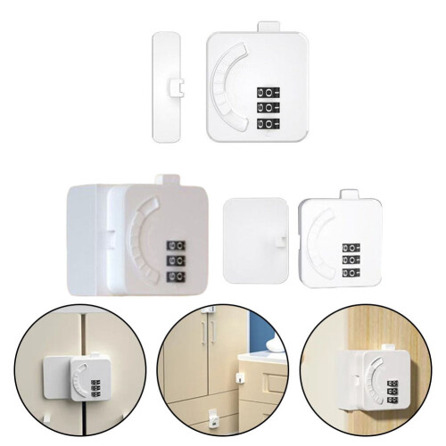 Refrigerator Lock Combination Mini Cabinet Lock 1 Pack 1