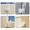 Refrigerator Lock Combination Mini Cabinet Lock 1 Pack 5