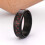 Carbon Fiber Spinner Ring 8mm Black Blue Silver Stainless 2