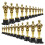 Plastic Gold Star Award Trophy 24 Pack 3
