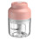 Garlic Chopper Portable Electric Veggie Grinder with 3 1