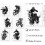 Motorcycle Canvas Art 8x10 in Black and White 6-Pack 2