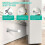 Heavy Duty Spring Door Stopper Bronze 6 Pack 8
