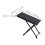 HOMEMAXS Guitar Foot Stool Heavy Duty Foldable Black 5