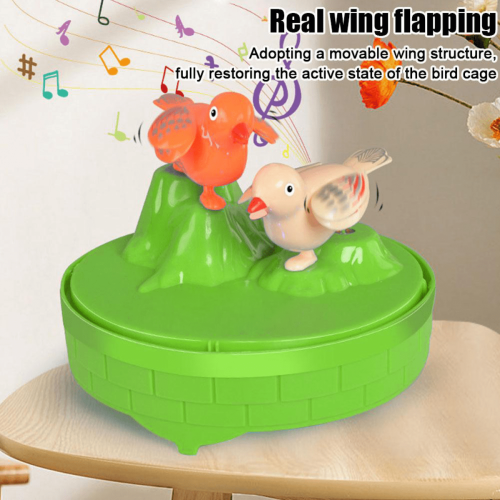 Electric Bird Toy with Light Sound Green 1