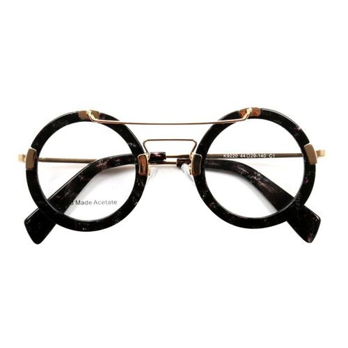 Unisex Vintage Round Acetate Eyeglass Frames 2