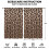 Brown Gradient Leopard Print Blackout Curtains 2 Panels 2