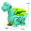 Dinosaur Mechanical Toy Car STEM Kit 1 Piece 3