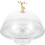 ULTNICE Round Cake Platter with Cover PET 1 Piece 1