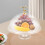 ULTNICE Round Cake Platter with Cover PET 1 Piece 7
