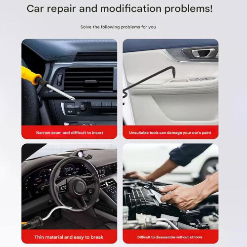 Car Trim Removal Tool Kit Stainless Steel 7PCS 2
