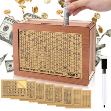 Coin Storage Box Durable Adult Piggy Bank 1 Unit