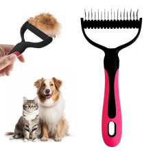 Pet Hair Removal Tool Double-Sided Large White Gray