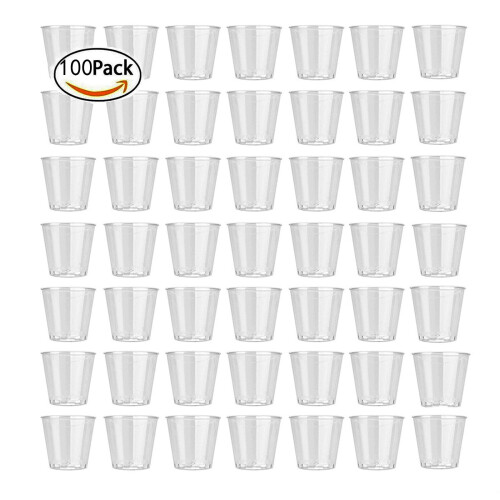 Plastic Souffle Cups with Lids 30ml 100 pcs 1