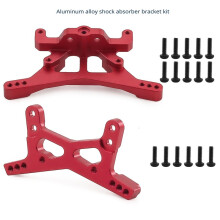 Stoßdämpfer-Set Aus Aluminiumlegierung für Losi 1/24 Micro-B 2WD LOS-1770S RC-Car Upgrade-Teile Rot
